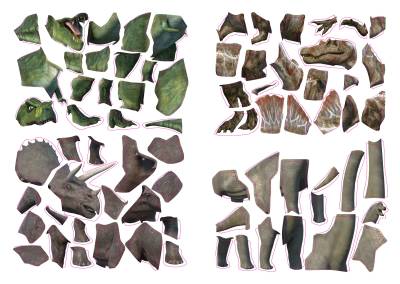 Робинс Моя книга наклеек. Динозавры